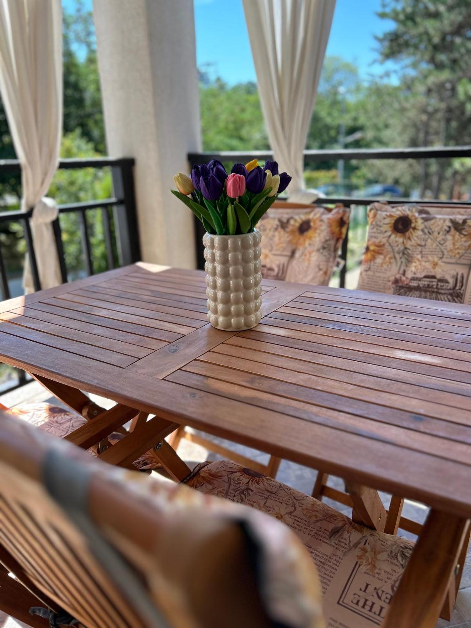 Quiet Apartment With Big Terrace In Santa Marina With Parking Sozopol Esterno foto